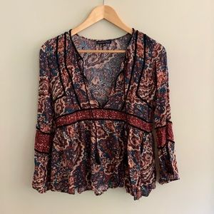 American Eagle print top